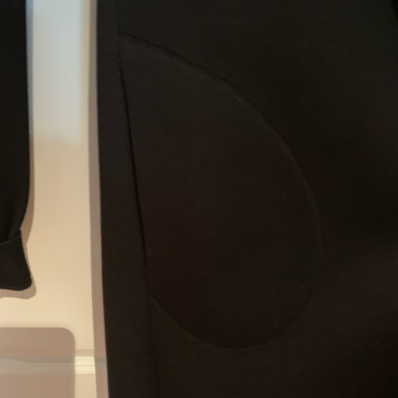 Black Marie Saint Pierre jacket, scuba like fabric - Picture 3 of 3